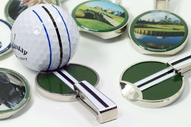 Ezee Golf Shop Custom Golf Ball Markers Alignment Golf Training Aids