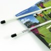 Ezee Golf Alignment Sticks with Adjustable Stance Alignment, Putting Swing Distance Beads - 2 Pack - White - Image 2